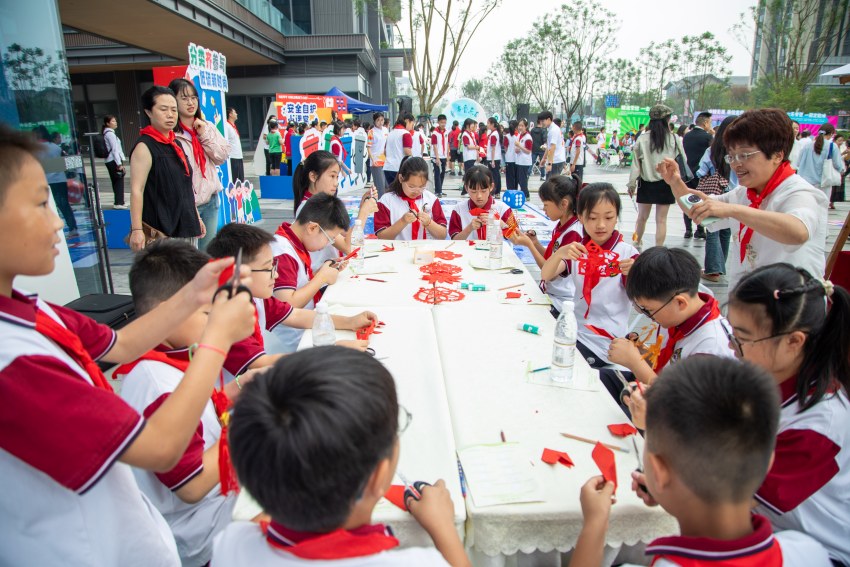 活動現(xiàn)場。共青團成都市委供圖