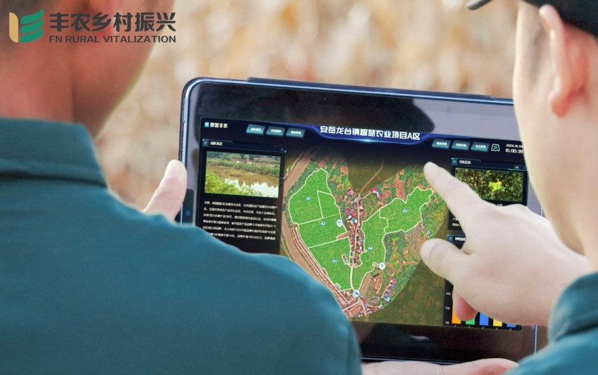 數(shù)智豐農(nóng)平臺操作演示。豐農(nóng)控股供圖