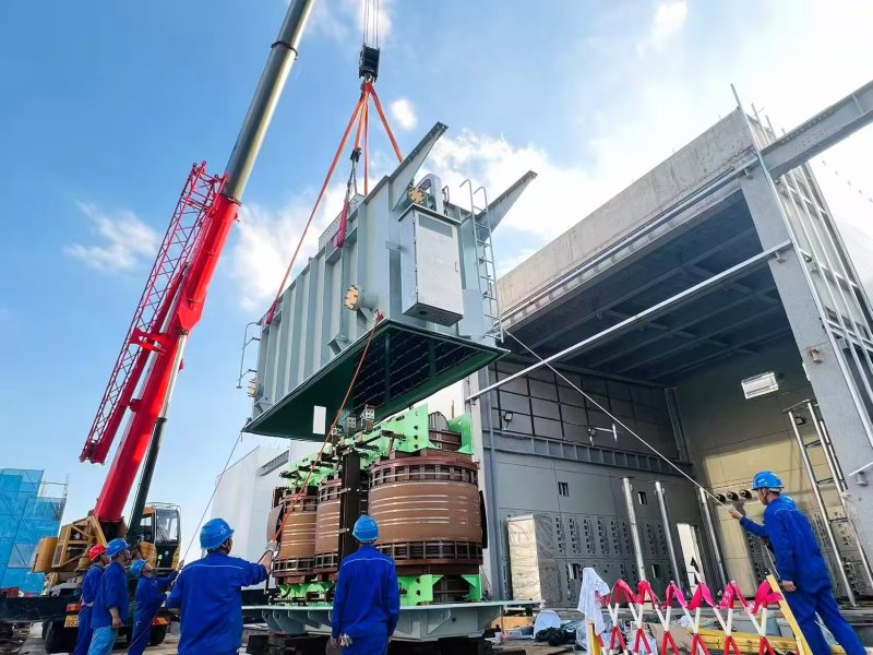 為世運會多個場館提供電力保障的中國五冶集團雙流220KV西航港變電站配套項目。中國五冶集團供圖