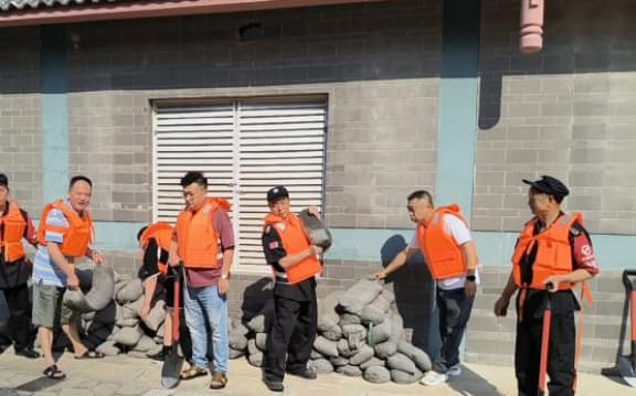 汛前排查。岷江水廠供圖