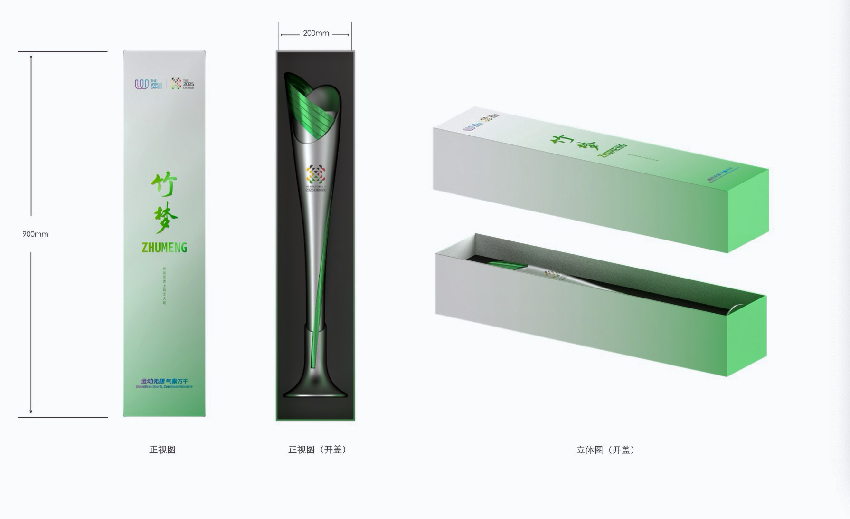 火炬盒包裝設計。 成都世運會執(zhí)委會供圖