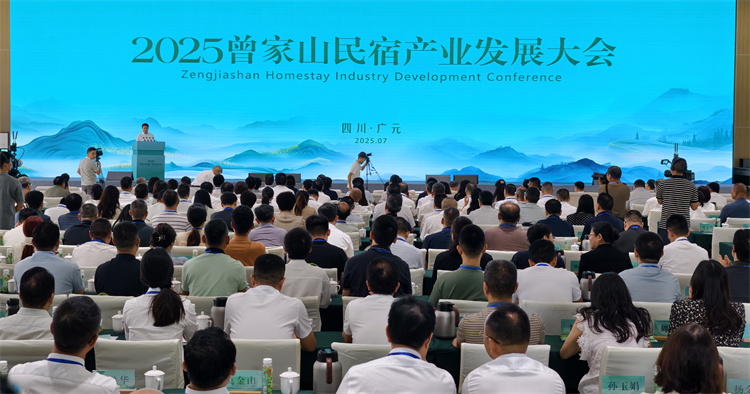 民宿產(chǎn)業(yè)發(fā)展大會現(xiàn)場。朝天區(qū)委宣傳部供圖