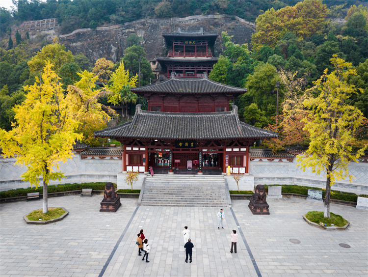 皇澤寺景區(qū)。利州區(qū)委宣傳部供圖.