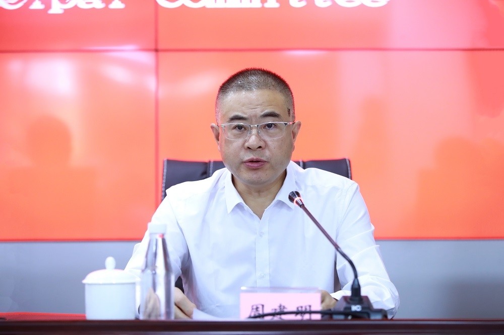 周建明介紹“五個方面發(fā)力”相關(guān)情況。劉仁供圖