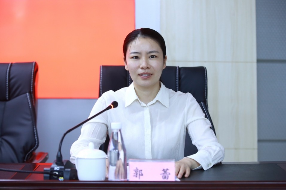 郭蕾介紹廣元“四好”品牌。劉仁供圖