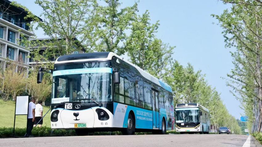 世運公交車。成都東部新區(qū)宣傳部供圖