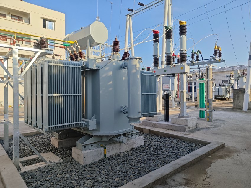 改造后的合江白沙變電站。四川水電集團(tuán)供圖
