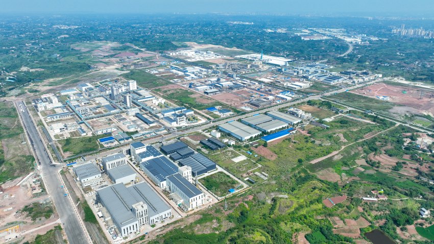 自貢川南新材料化工園區(qū)。自貢市委宣傳部供圖