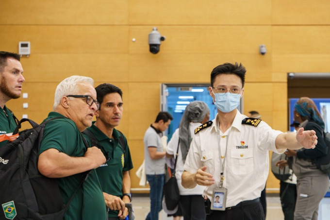 成都世運會迎來涉賽人員入境最高峰。成都海關(guān)供圖