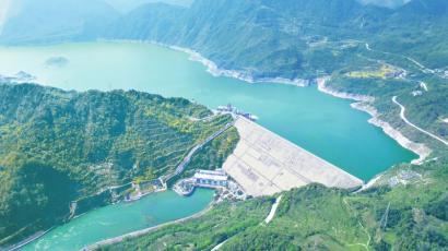 7月下旬的紫坪鋪水庫蓄水情況。 四川日報全媒體記者 韋維 攝