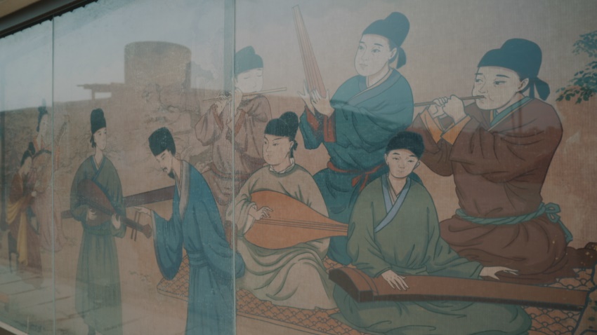 馬蹄灣園區(qū)文化墻。劉佳雨、王仲杰、周希攝