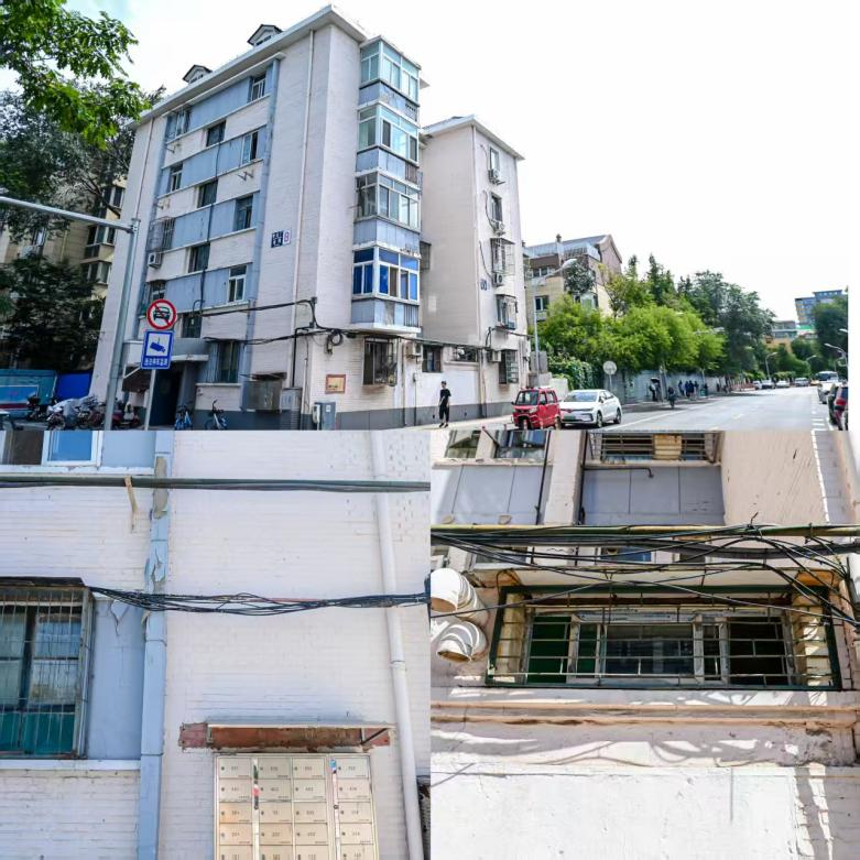 重建前的樺皮廠胡同八號(hào)樓。新街口街道玉桃園社區(qū)供圖