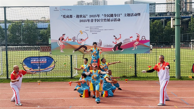 空竹活動現(xiàn)場。陳靜供圖
