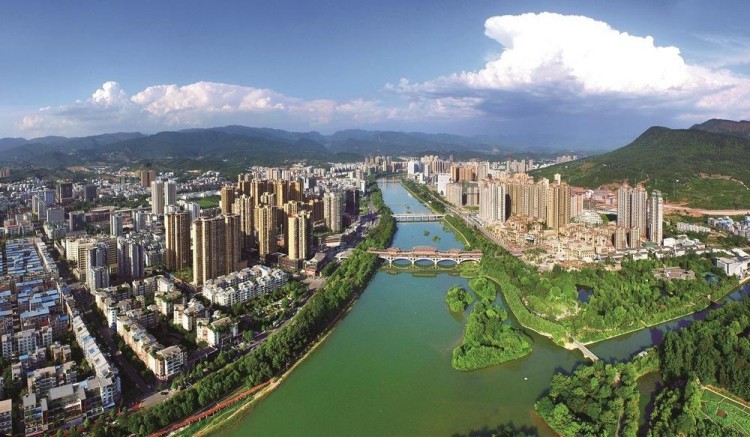 “兩江四岸”。廣元市住房和城鄉(xiāng)建設(shè)局供圖