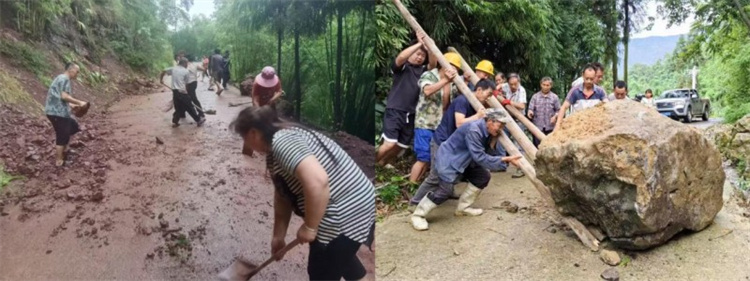 搶險救援現(xiàn)場。屏山縣龍華鎮(zhèn)人民政府供圖