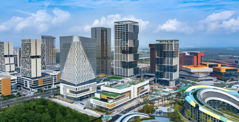 民航科技示創(chuàng)新范區(qū)。東部新區(qū)黨群部供圖