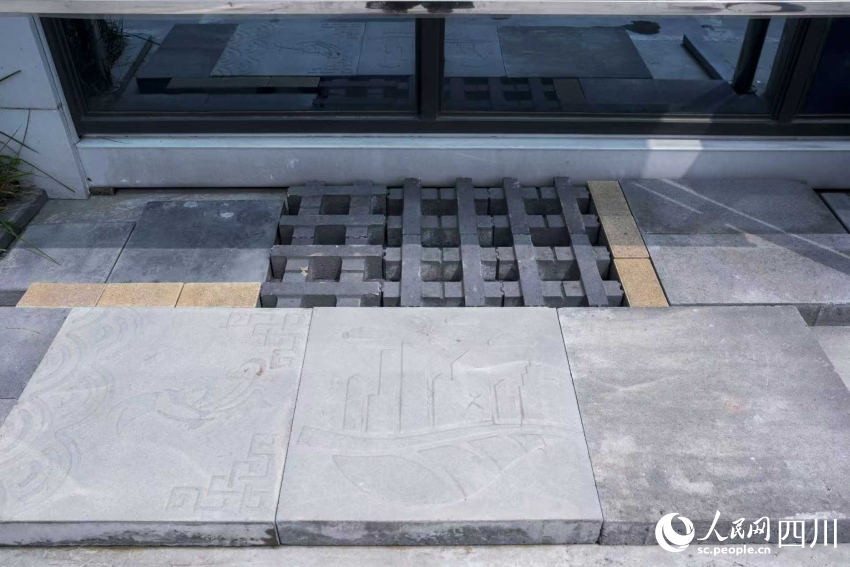 建筑垃圾資源化成品展示。人民網(wǎng) 薛育建攝